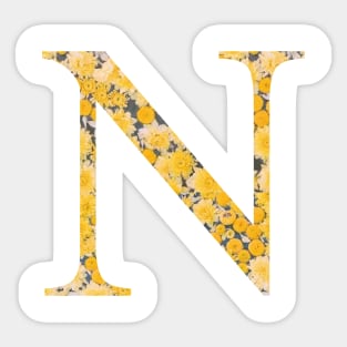 Nu Sorority Sunflower Sticker Sticker